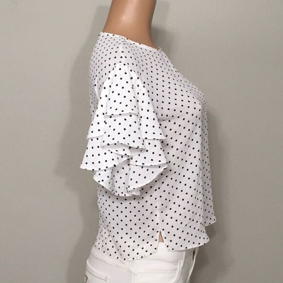 Vince Camuto polka dot shirt. NWT - Picture 6 of 8